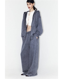 Брюки широкие трикотажные из футера Befree