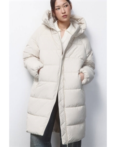 Пальто стеганое утепленное с капюшоном Befree