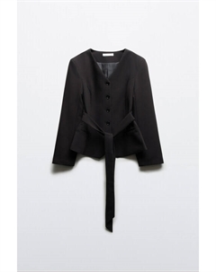 Жакет приталенный с поясом Befree