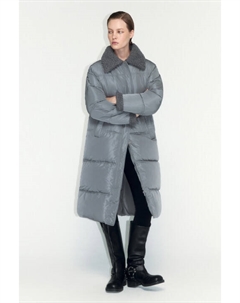 Пальто стеганое с опушкой из искусственного меха Befree