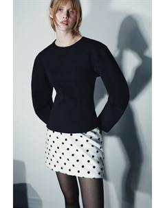 Свитшот приталенный с объемными рукавами Befree