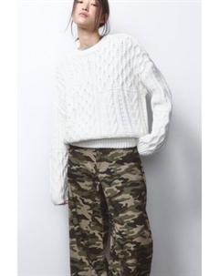 Джемпер вязаный с узором-косичкой Befree