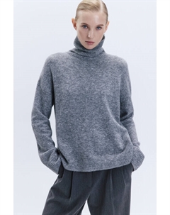 Свитер вязаный свободный с высоким воротником Befree