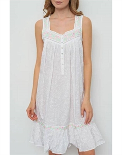 Ночная сорочка хлопковая с шитьем Eileen west
