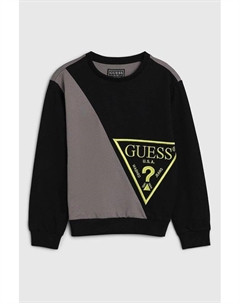 Свитшот хлопковый с логотипом Guess