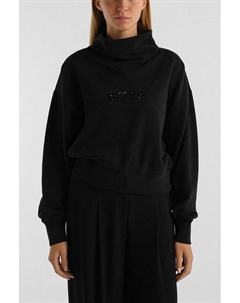 Толстовка хлопковая с объемным воротником Boss