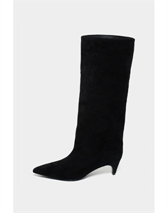 Сапоги велюровые на каблуке Vitacci