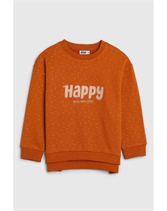 Свитшот хлопковый с принтом Gioco