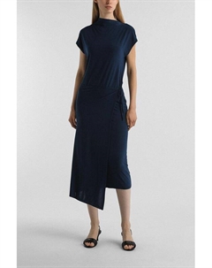 Платье с имитацией запаха асимметричного кроя Calvin klein