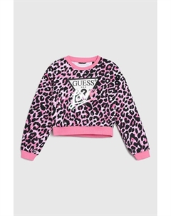 Свитшот хлопковый с принтом Guess