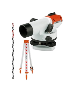 Комплект 752244 3в1: нивелир C-24 + штатив, рейка 4 м Rgk