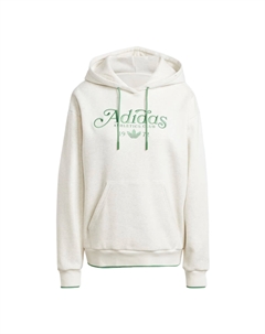 Графический свободный худи свитшот women's, белый Adidas originals