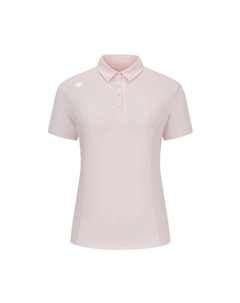 Футболка-поло для гольфа FIELD Collection женская, розовый Descente
