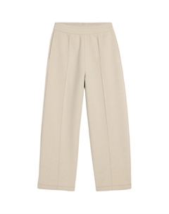 Брюки Ami Paris с высокой талией и плиссировкой, бежевый Amiparis