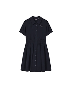 Ориджинале короткое платье с короткими рукавами для женщин, синий Fila