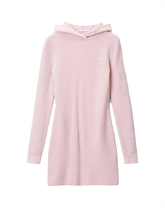 Женское платье с длинными рукавами светлого розового цвета Alexander wang