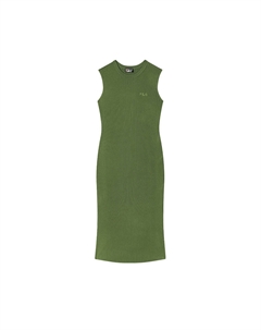 Современное наследие Женское платье без рукавов Purple Lotus Green Fila