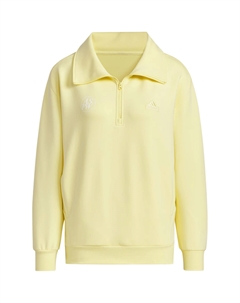 Толстовка с капюшоном и молнией до половины Женская Yellow Adidas