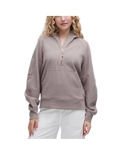 Свитшот серии Scuba для женщин, серебристо-серый/золотой Lululemon