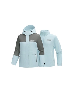 Водонепроницаемая и ветрозащитная ветровка Women's, светло-голубой Skechers