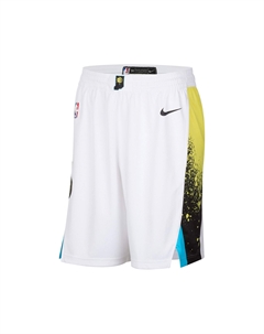 Шорты баскетбольные Indiana Pacers Swingman CE Unisex, белый/черный Nike