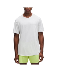 Футболка Mile Maker Run Crew No Stink Zinc унисекс, серый Lululemon