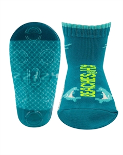 Ватные носки, пляжные носки, носки для плавания, акваноски - Бирюзовый дельфин - Дети Beachies