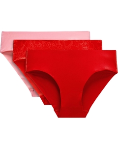 InvisiWear трусики женские 3 шт, темно-красный/розовый Lululemon