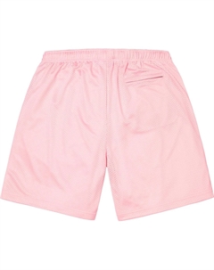 Короткие шорты мешковатые сетчатые small box, светло-розовый Supreme