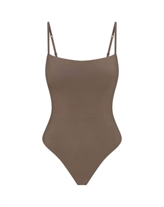 SS25 Smooth Layers Cami Bodysuit Комбинезон Женский TRUFFLE/Truffle, Truffle/Truffle Skims