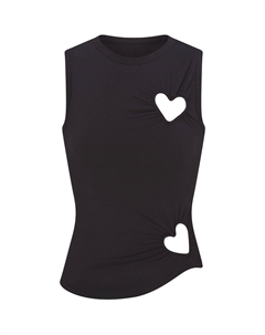 Valentine's Day Collection SS25 майки женские SOOT/Smoke Gray, серый Skims