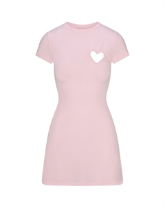 Коллекция на День святого Валентина: платья с коротким рукавом женские CHERRY BLOSSOM/вишневый розовый Skims