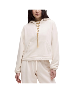 Френч терри свитшот женский, светлая слоновая кость Lululemon