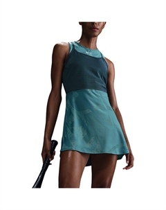 Женское теннисное платье Court Slam Dri FIT, зеленый/мультиколор/белый Nike