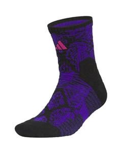 SLCT MID CREW S носки Mid-Calf Unisex 1 упаковка Purple Black Adidas