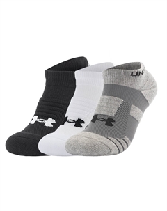 Женские носки до щиколотки 3 пары, черный/белый/серый Under armour