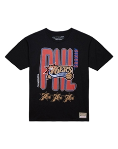 Футболка Mitchell & Ness 100% Cotton Unisex Black Mitchell ness