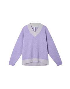 Свитер с v-образным вырезом из смесовой альпаки женский, лаванда Lululemon