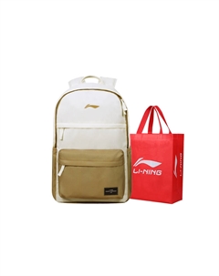 Полиэстеровый рюкзак обычный унисекс разноцветный, желтый Li-ning