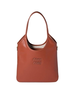 Сумка через плечо Ivy Cow Leather для женщин Rusty Red Miu miu