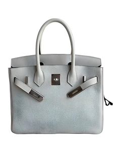 HERMES Сумка Birkin из телячьей кожи Togo для женщин 0W Gris Neve ледяной кристально-серый Hermès