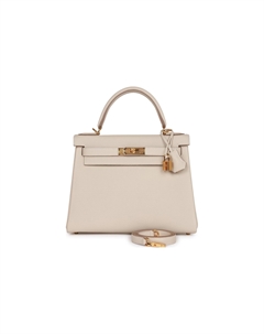 HERMES Сумка Kelly Togo Calfskin Kelly Bag Handbag Regular женская 10 Craie Milkshake White Hermès