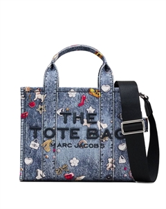 Маленькая сумка Tote Trompe, синий Marc jacobs