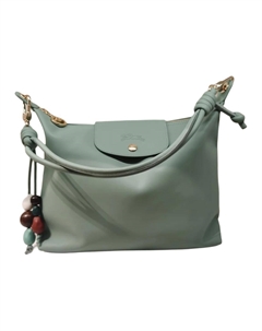 Сумка Le Pliage Xtra из коровьей кожи, женская средняя сумка через плечо Mint Blue Longchamp