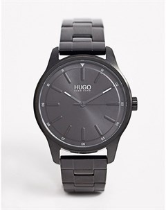 Черные часы браслет 1530040 Dare Hugo