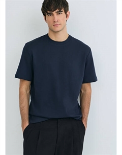 Футболка из хлопка, Синий Ostin