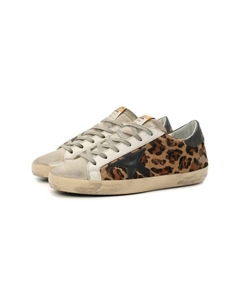 Комбинированные кеды Superstar Golden goose deluxe brand