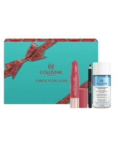 Набор для макияжа (блеск для губ+ карандаш для глаз + средство для демакияжа) Collistar