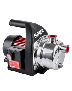 Насос поверхностный Elitech НП 800Н 205649, 800 Вт, 2900 л/ч, Н=38 м, Гл=8 м, 4 бар, ч/вод