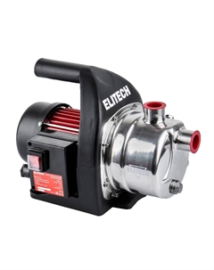 Насос поверхностный Elitech НП 600Н 205648, 600 Вт, 2700 л/ч, Н=33 м, Гл=7 м, 3.5 бар, ч/вод